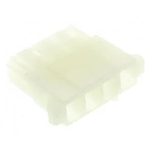 1-480424-0 - Корпус разъема, Серия Commercial MATE-N-LOK, Штекер, 4 вывод(-ов), 5.08 мм
