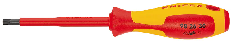 Отв-ртка VDE TORX, TX25 x 80 мм, длина 185 мм, диэлектрическая KN-982625