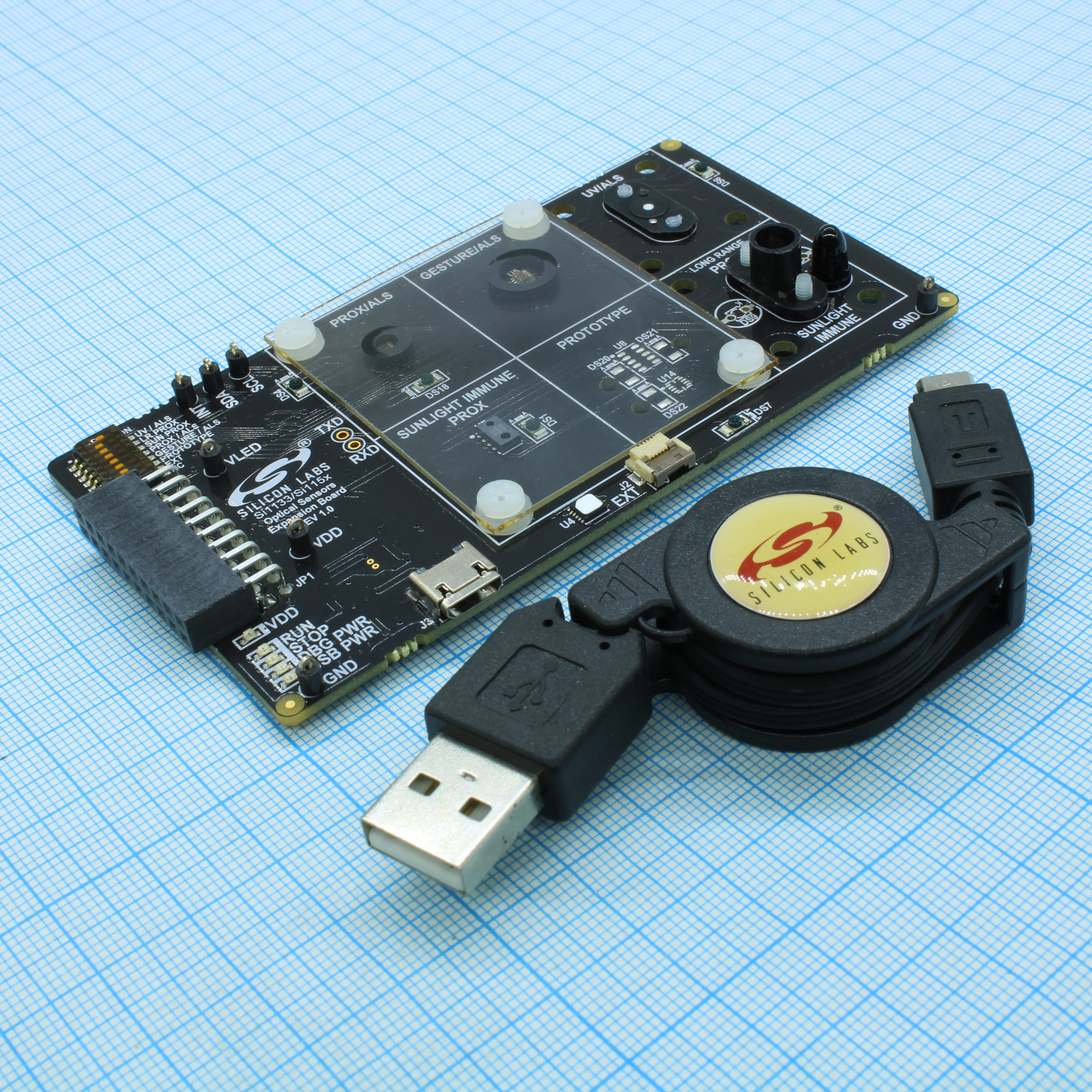 115XOPT-EXP-EVB - Плата отладочная для серии Si1153