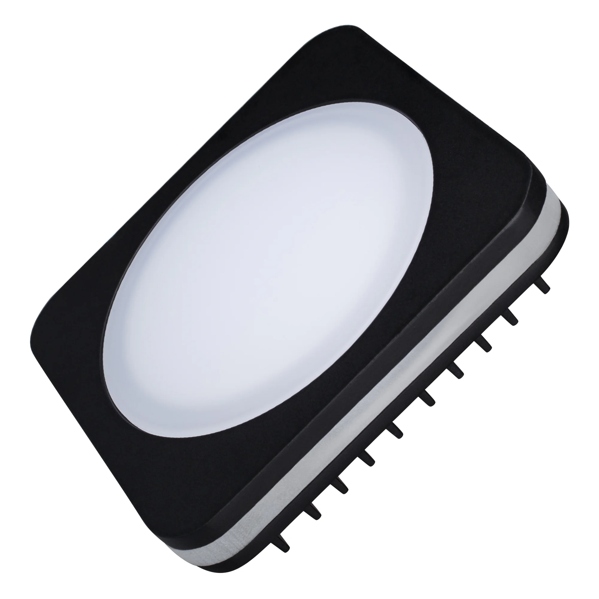 Светодиодная панель LTD-96x96SOL-BK-10W Warm White 022556 - Квадратный светильник с контурным свечением. Корпус IP44 черный + вставка поликарбонат PC. Цвет ТЕПЛЫЙ БЕЛЫЙ 3000К, св.поток 700 лм, угол 120°+180°. Питание 180-240VAC (драйвер в к-те 300mA 20-40