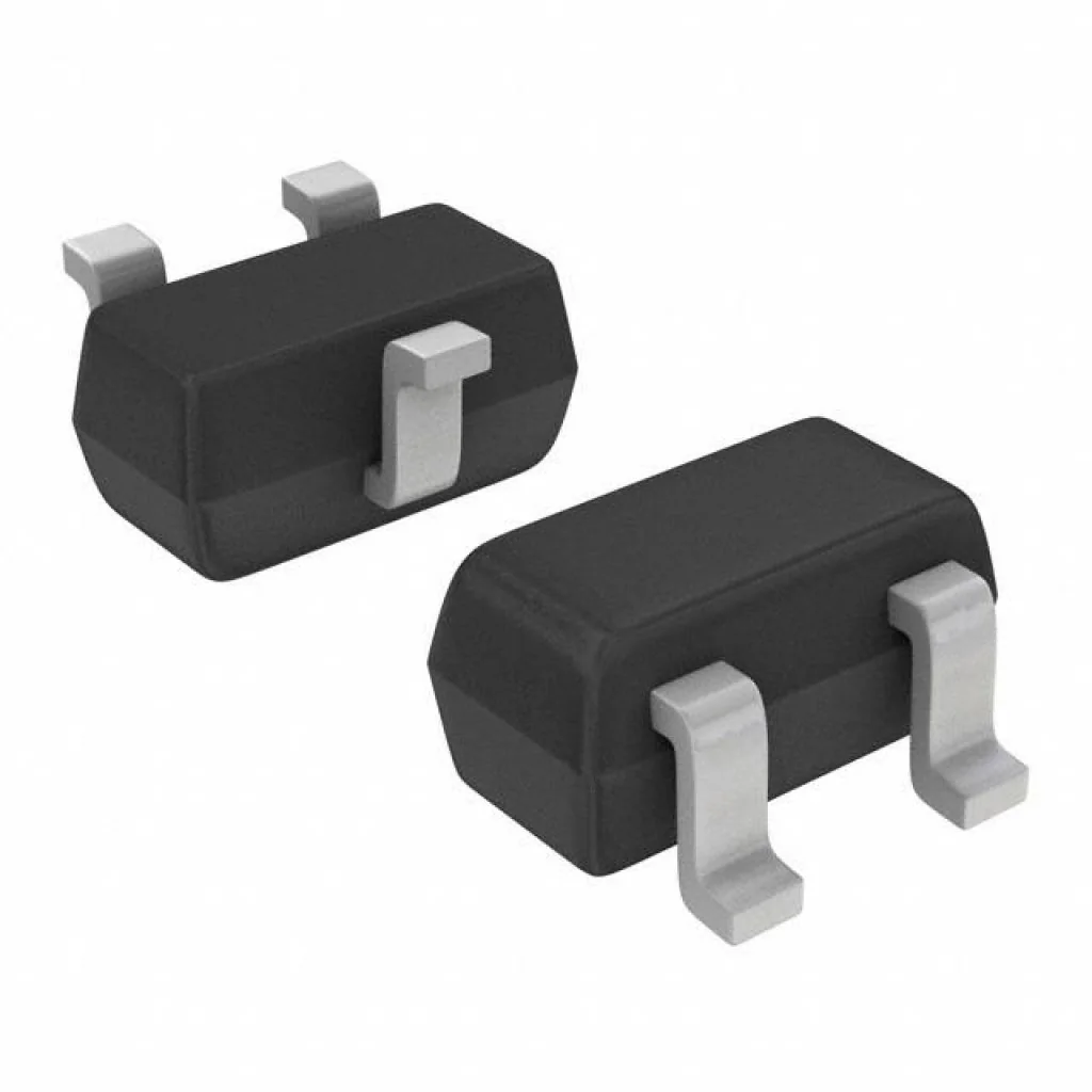 DTC143EET1G - Цифровой биполярный транзистор NPN, 50 В, 0.1 А, 0.2 Вт, 4.7 кОм+4.7 кОм