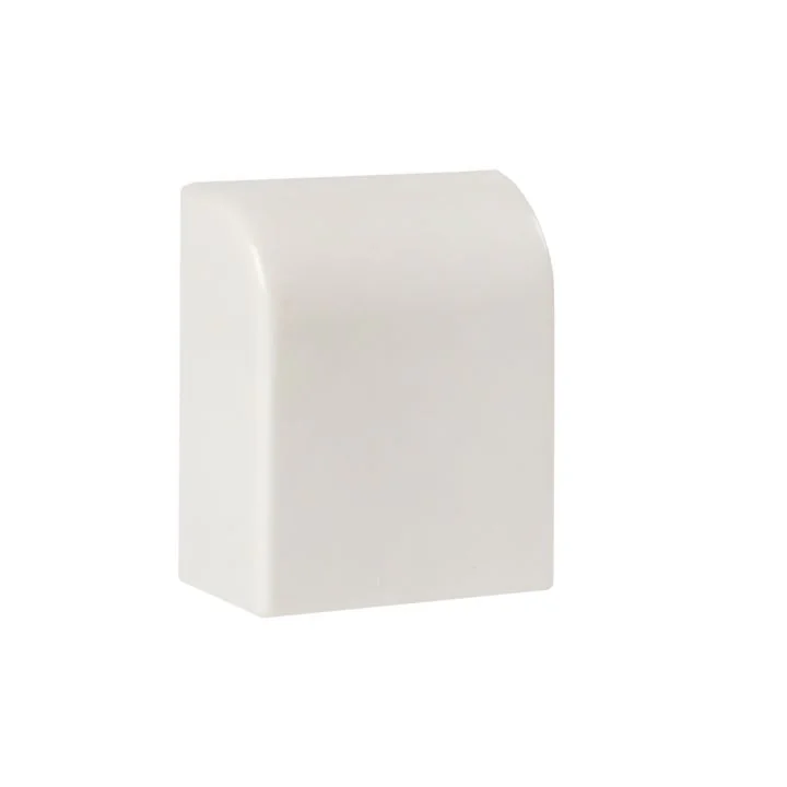 Заглушка (20х10) (4 шт) белая EKF-Plast