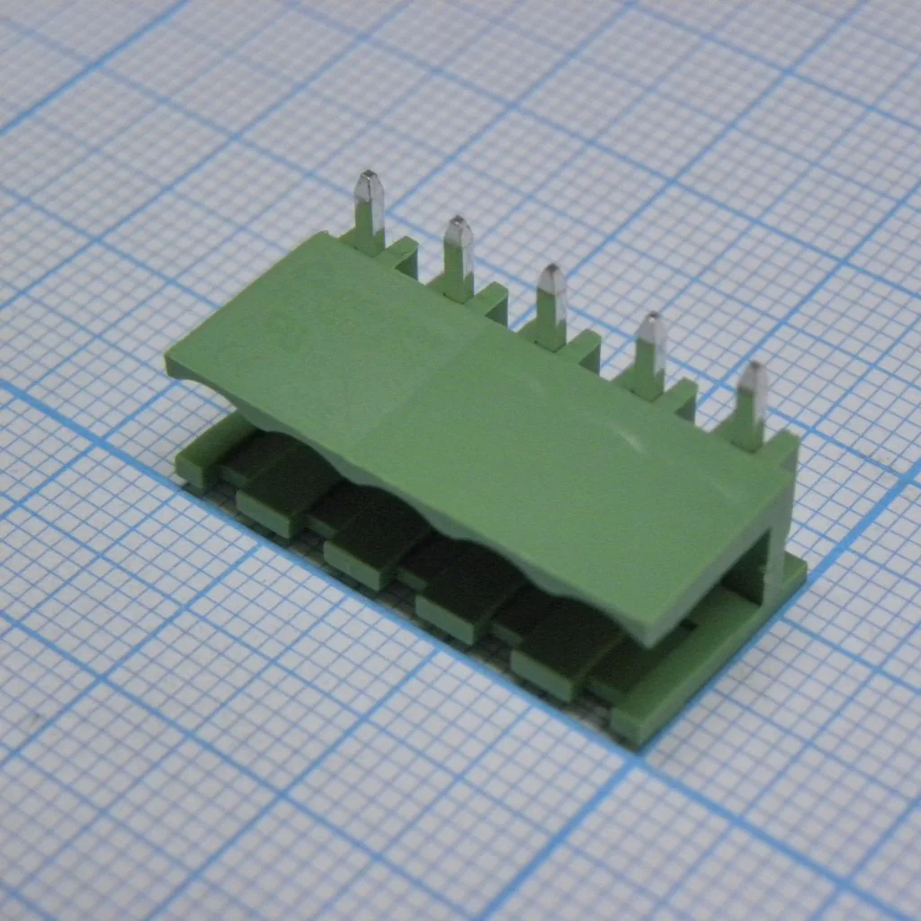 2EDGR-5.08-05P-14-00A(H) - Разъемный клеммный блок на плату, 5 контактов. Серия 2EDGR-5.08