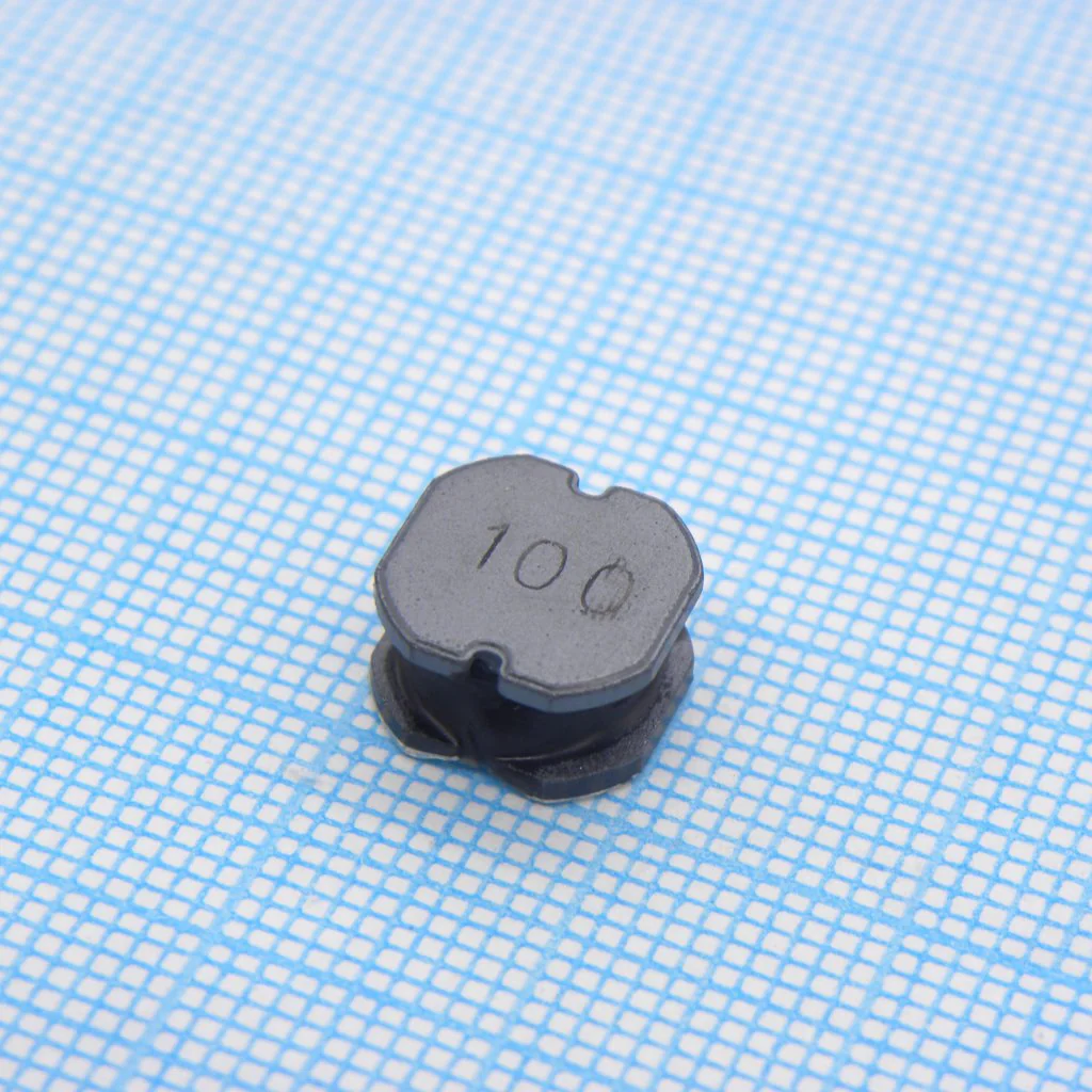 SRN1060-100M - SMD индуктивность проволочная, на ферритовом сердечнике, полуэкранированная 10uH 20% 100KHz 25Q-Factor Ferrite 5.4A 29mOhm