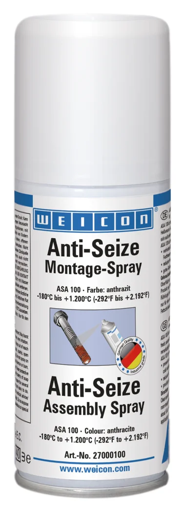 wcn27000100 - 10000216 WEICON Anti-Seize Спрей (100 мл) Защита от коррозии и высокопроизводительное смазывающее средство