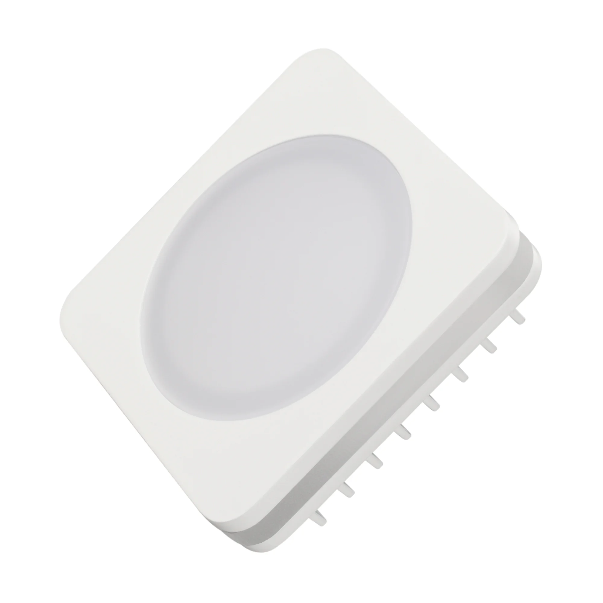 Светодиодная панель LTD-80x80SOL-5W Day White 4000K 017633 - Квадратный светильник с контурным свечением. Корпус IP44 белый + вставка поликарбонат PC. Цвет ДНЕВНОЙ 4000К, св.поток 325 лм, угол 120°+180°. Питание 180-240VAC (драйвер в к-те 300mA 11-25V), м