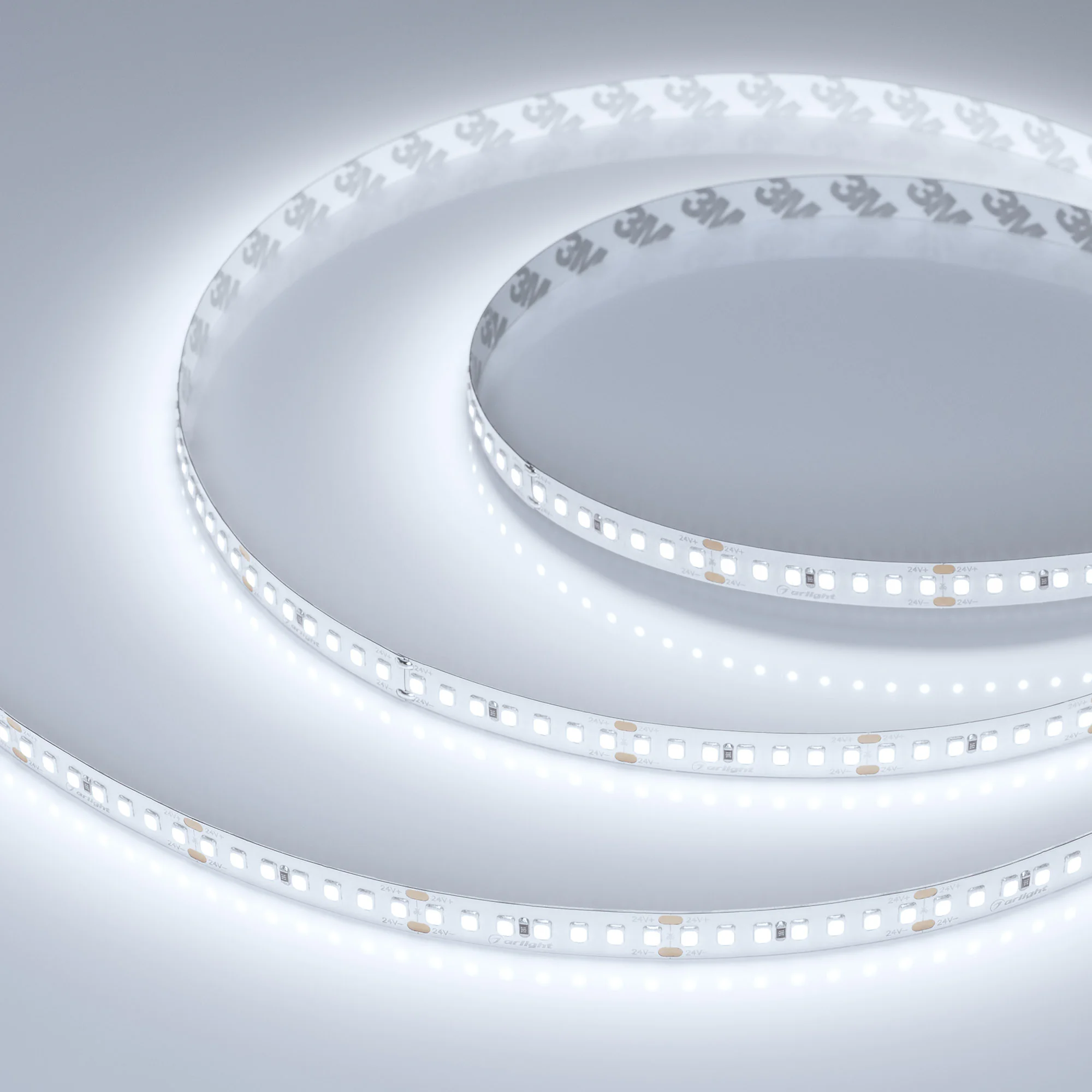 Лента UL-A168-10mm 24V White6000 (17 W/m, IP20, 5m) 044304 - Светодиодная лента UL-A168, открытая. Светодиоды 2835, 168 шт/м (840 шт на 5 м), белая плата, ширина 10 мм, скотч 3M. Цвет БЕЛЫЙ 6000 K, цветопередача CRI>90, угол 120°. Питание 24V, мощность 17