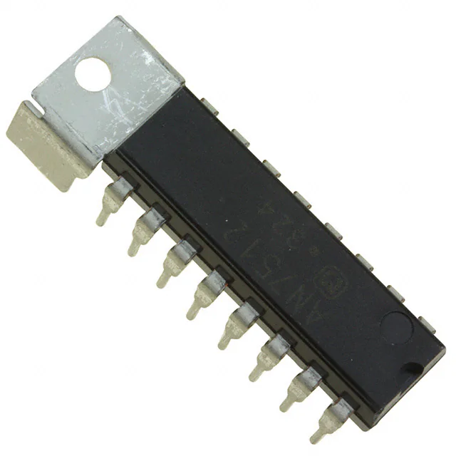 AN7512 - УНЧ 2x1Вт (5В/8 Ом), 34дБ, pегулятоp гp.