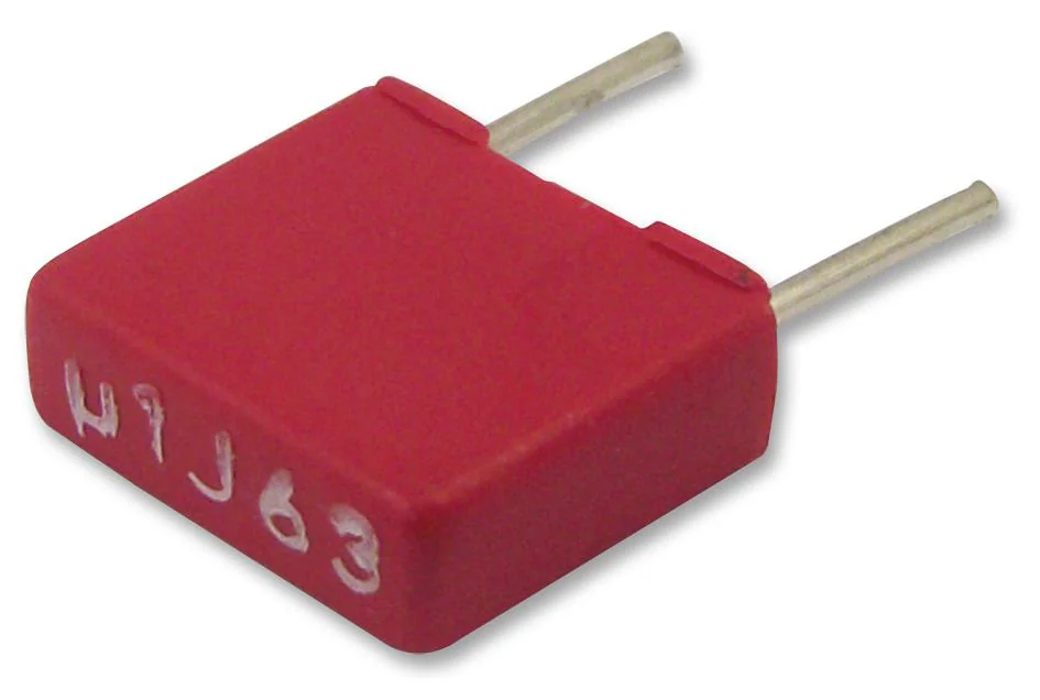 MKS2C041001F00JSSD - Конденсатор металлоплёночный полиэтилентерефталатный 1мкФ 63В ±5% (7.2х5х10мм) шаг выводов 5мм 125°С автомобильного применения россыпь