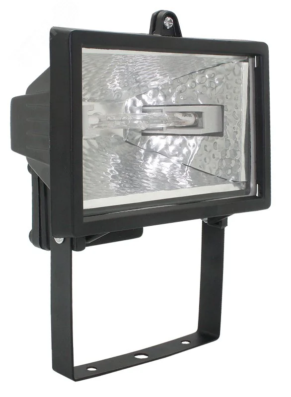 Прожектор ИО150 галоген. черный IP54 LPI01-1-0150-K02