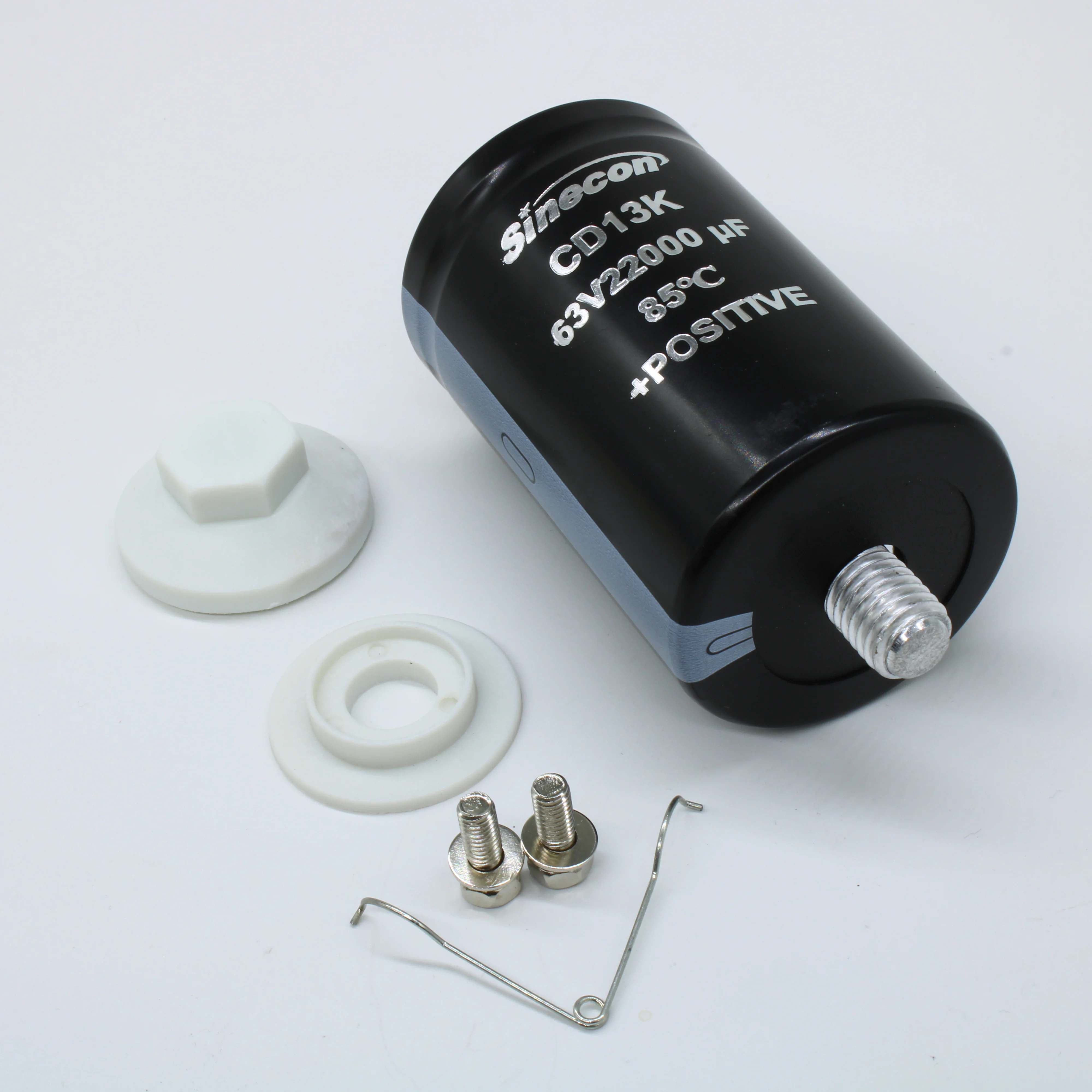 GBK223M1J51808ZVG7S00 - Конденсатор алюминиевый электролитический с выводами под винт 63ВDC 22000мкФ 20%  51.6*80мм 11A 12000ч  85°C