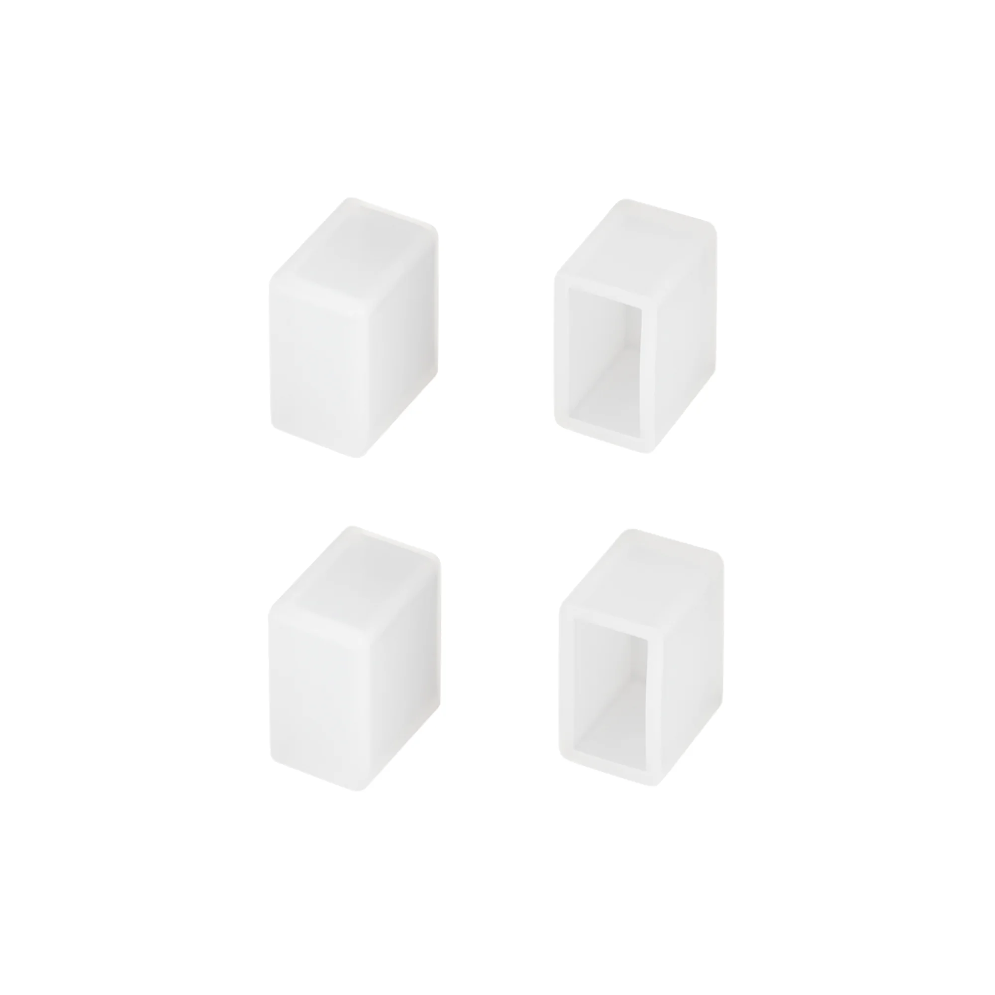 Заглушка WPH-FLEX-0612-SIDE WHITE глухая 040823 - Заглушка глухая для силиконового профиля WPH-FLEX-0612-SIDE. Материал - силикон. В комплекте 4 заглушки.