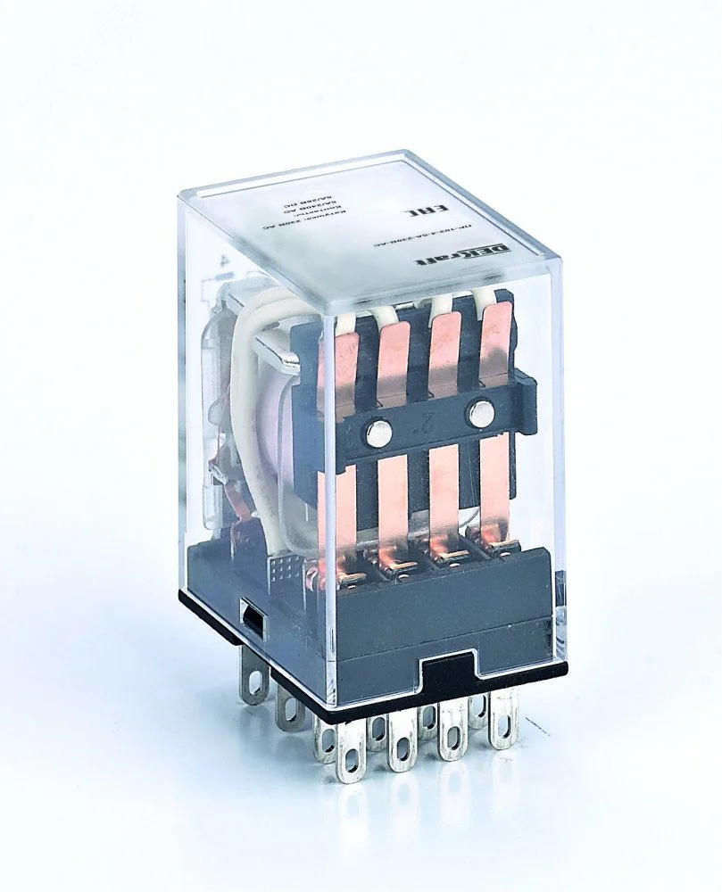 Реле промежуточное ПР-102 5А 230В AC 4 конт. с LED-индикацией 23900DEK