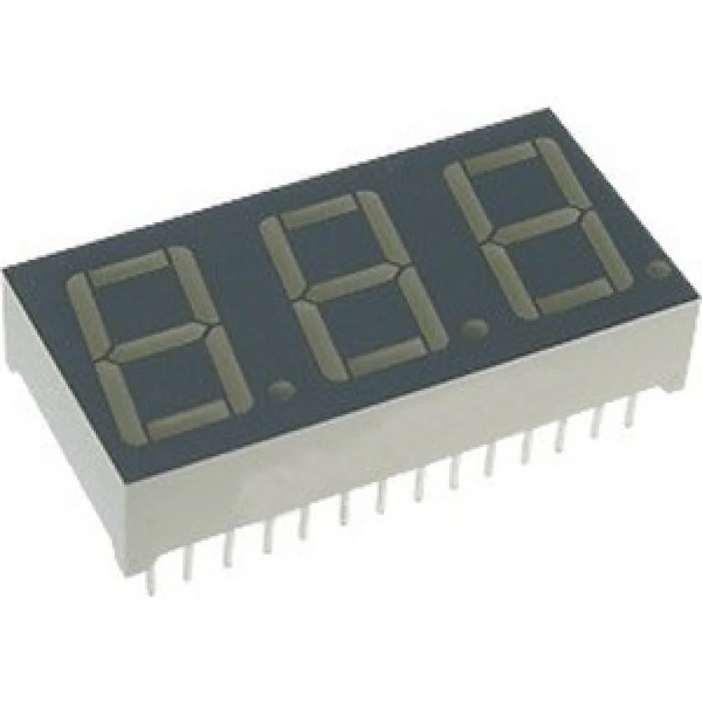 BA56-11EWA - 3-х разрядный индикатор/14,22мм/красный/625нм/1.9-6.4мкд