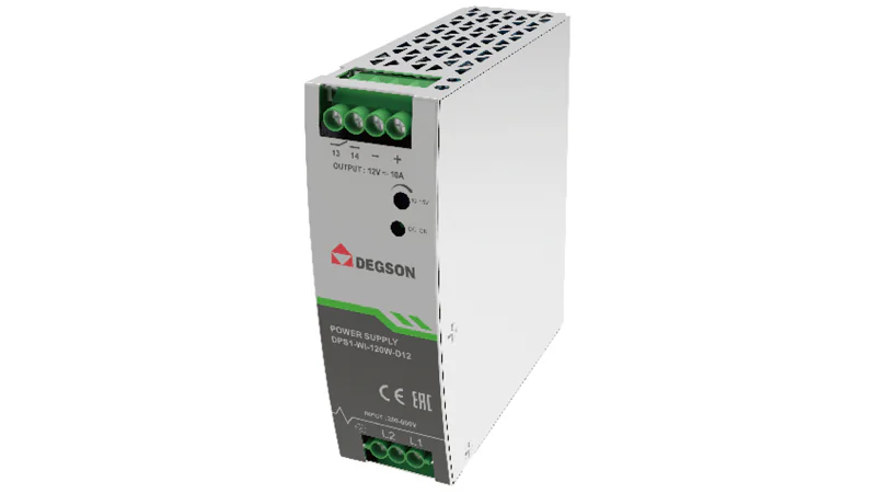 Блок питания DPS1-WI-120W-D12 - Источник питания, однофазный, 12V / 10A / 120W; диапазон входных напряжений: 180 - 550VAC / 254 - 780VDC, монтаж: на DIN рейку, температура окружающей среды –25°C…+70°C
