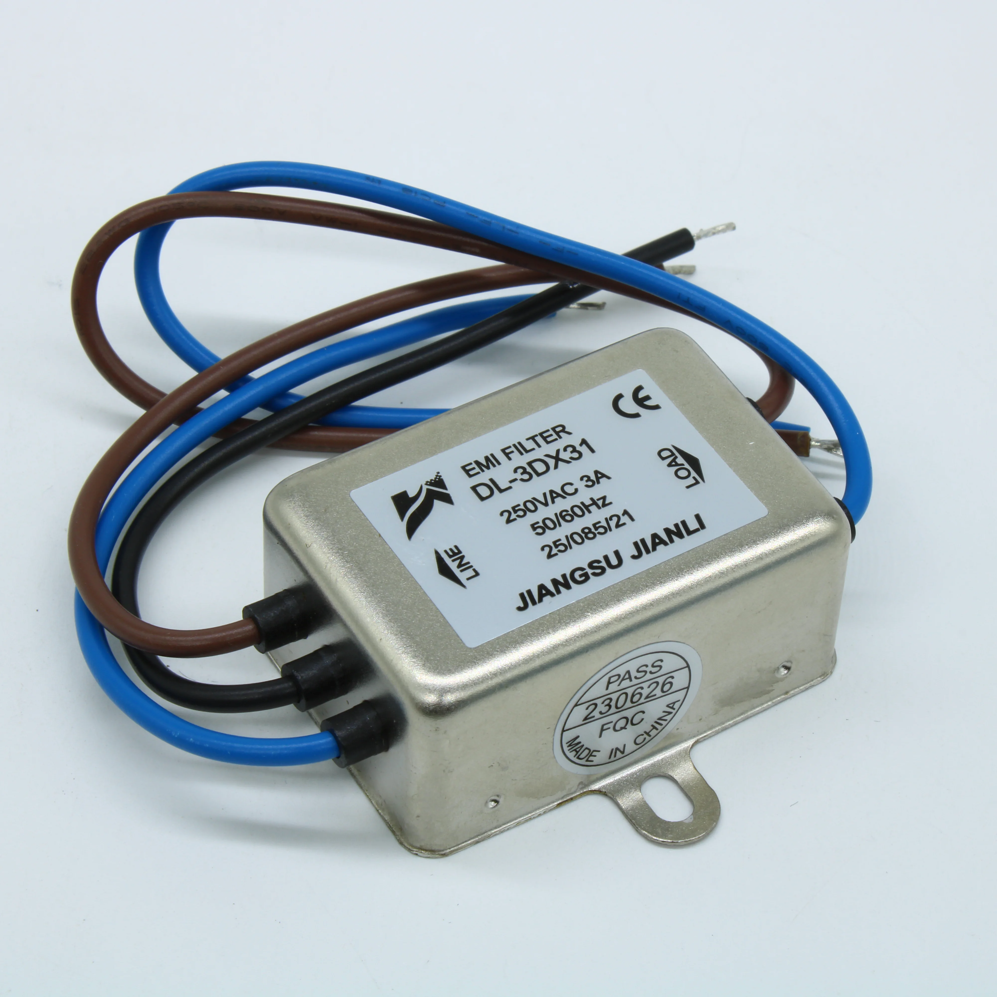 DL-3DX31 - Однофазный сетевой фильтр 3А 250В