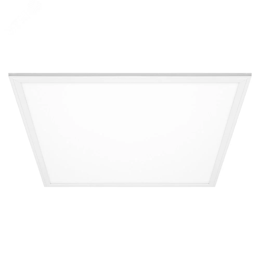 Светильник светодиодный ДВО-36w 595х595х8 6500К матовый с равномерной засветкой белый 28851