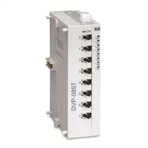 Модуль дискретных входов DVP08ST11N - Модуль дискретных входов: 8DI (Switch-Type), 24V DC Power, SLIM
