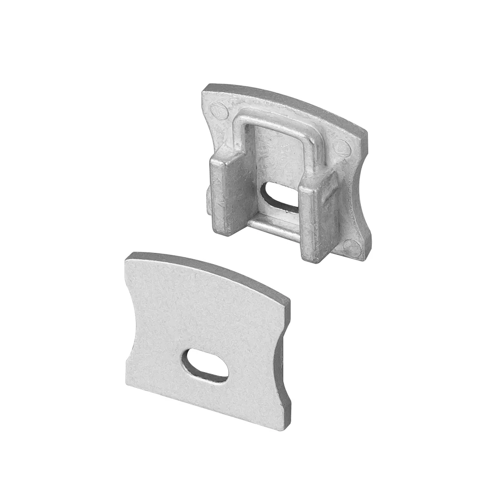 Заглушка ALU-SLIM-H15 с отверстием 019449 - Заглушка для профиля ALU-SLIM-H15 с отверстием. Материал - алюминий (сплав), цвет серебристый.  Цена указана за 1шт.