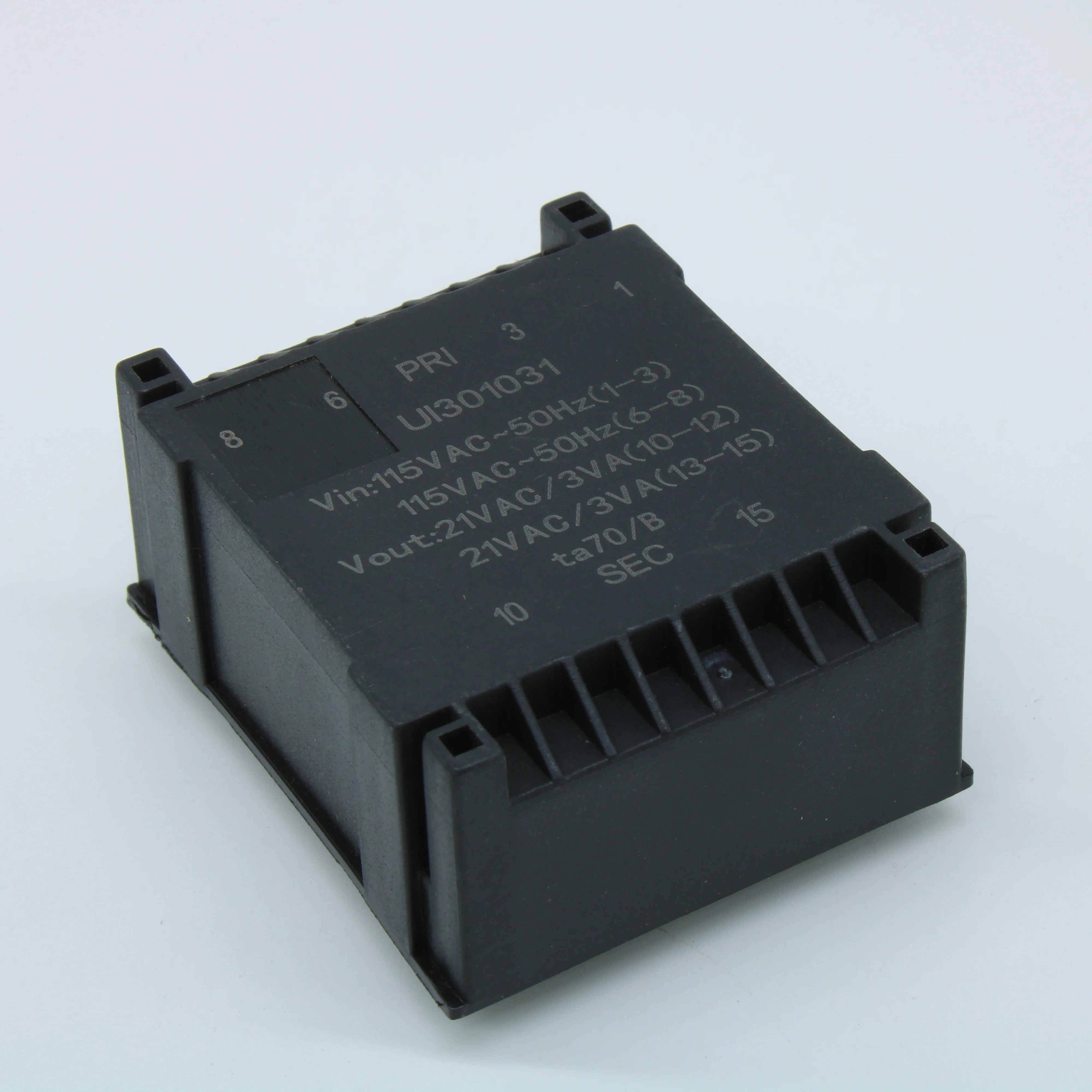 UI301031 - Трансформатор питания 6ВА  2*115В, 2x21В , 2x143мА 70/B