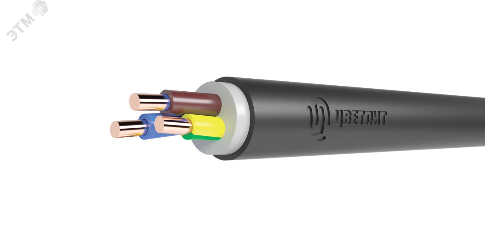 Кабель ППГнг(А)-HF 3х1.5 ОК (N PE) 0.66кВ (м) 00-00140591