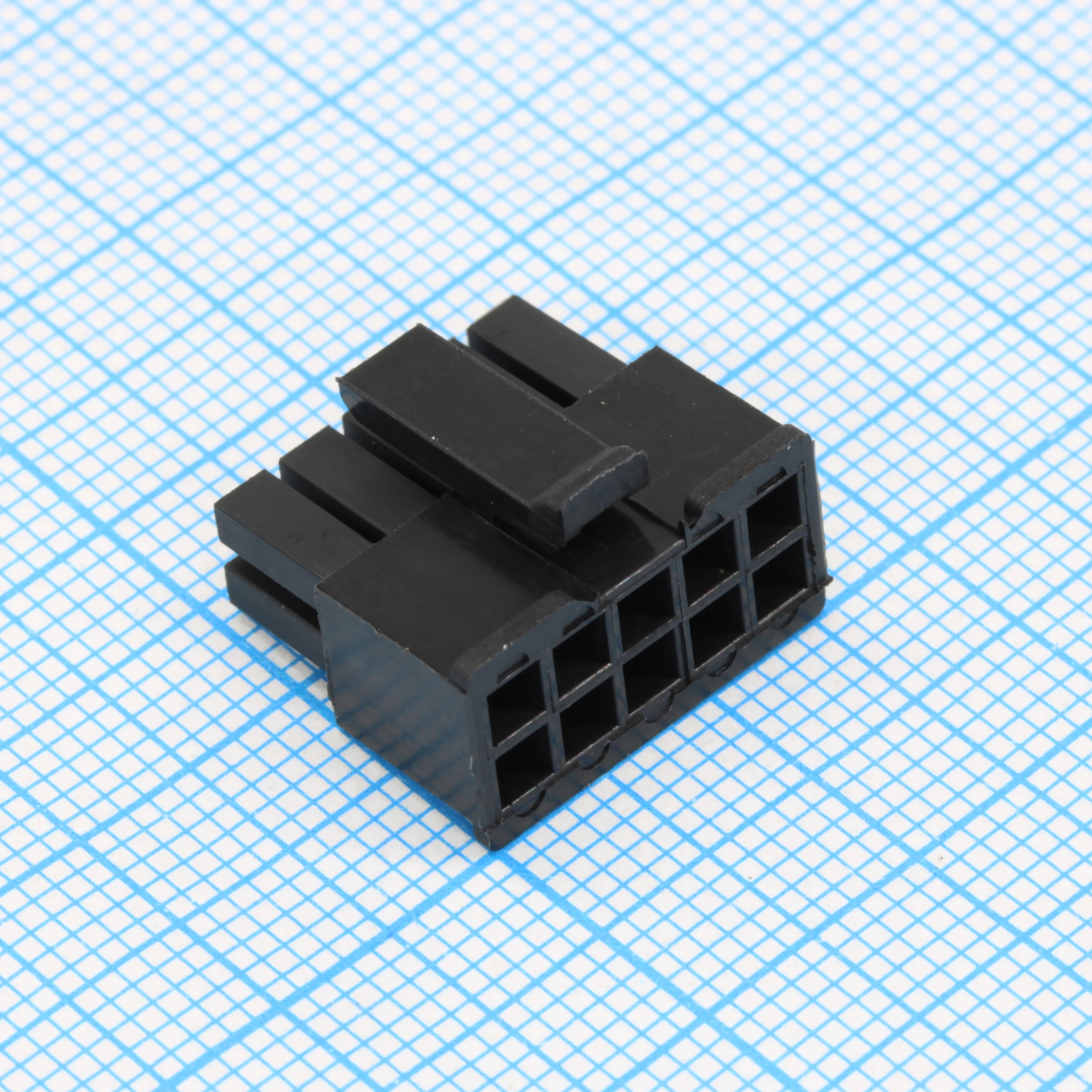 I-DS1073-03-SCB002X5 - Корпус разъема 2х5 контактов шаг 3мм (розетка) на кабель
