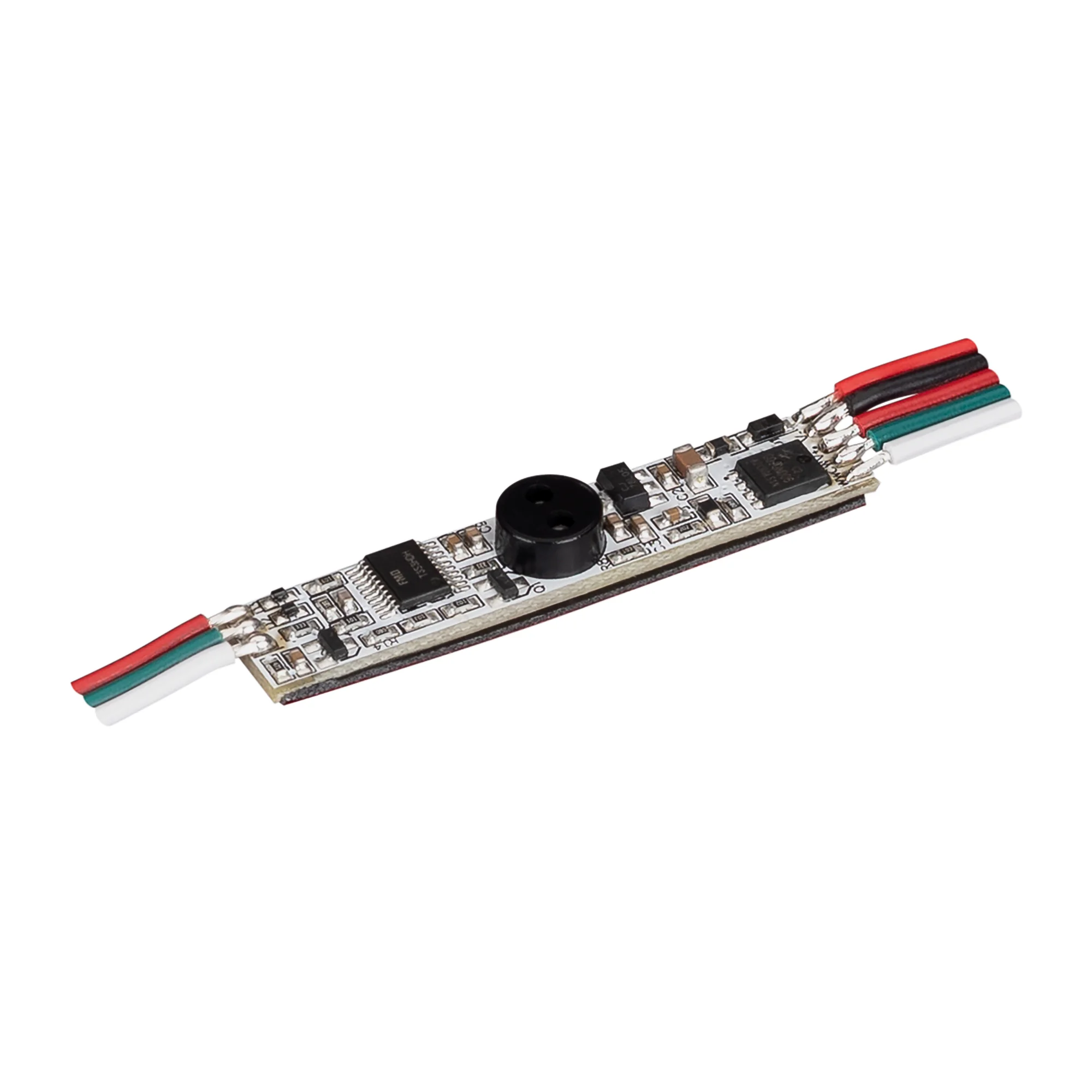 INTELLIGENT ARLIGHT Диммер SMART-PWM-102-01-12-MIX-PD-IN (12-24V, 2x1.5A) 038934 - Диммер для MIX-ленты (ШИМ), встраиваемый в алюминиевый профиль. Питание/рабочее напряжение 12-24VDC, максимальный ток 1.5A на канал, 2 канала, максимальная мощность 36-72W.