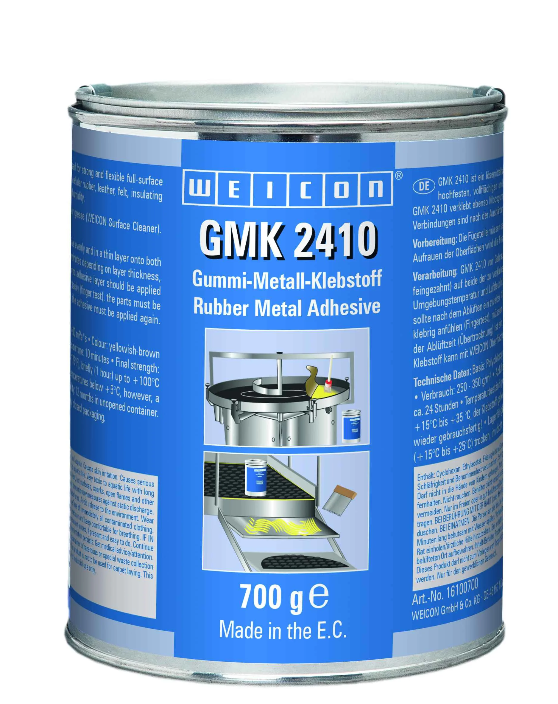 wcn16100700 - 10028906 WEICON GMK 2410 Контактный клей (700 г)