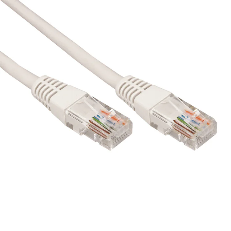 Шнур коммутационный, патч-корд U/UTP RJ45-RJ45, CAT 5e, PVC серый, 10м 18-1009