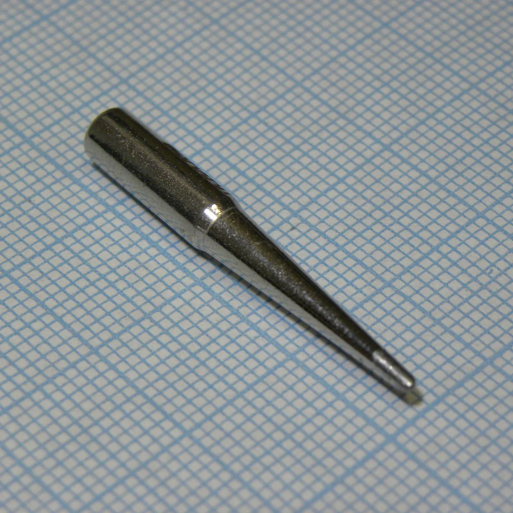 М20-DB-01 - Жало паяльное износостойкое, скошенный конус под 45°, 1.5мм