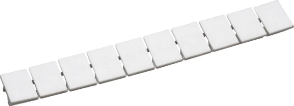 CA509/K8WHT - Маркировка для клемм шириной 8 мм, размер шильдика: 10,5*7,5 мм, 10 шильдиков, цвет: белый, чистая, упаковка 100 шт.
