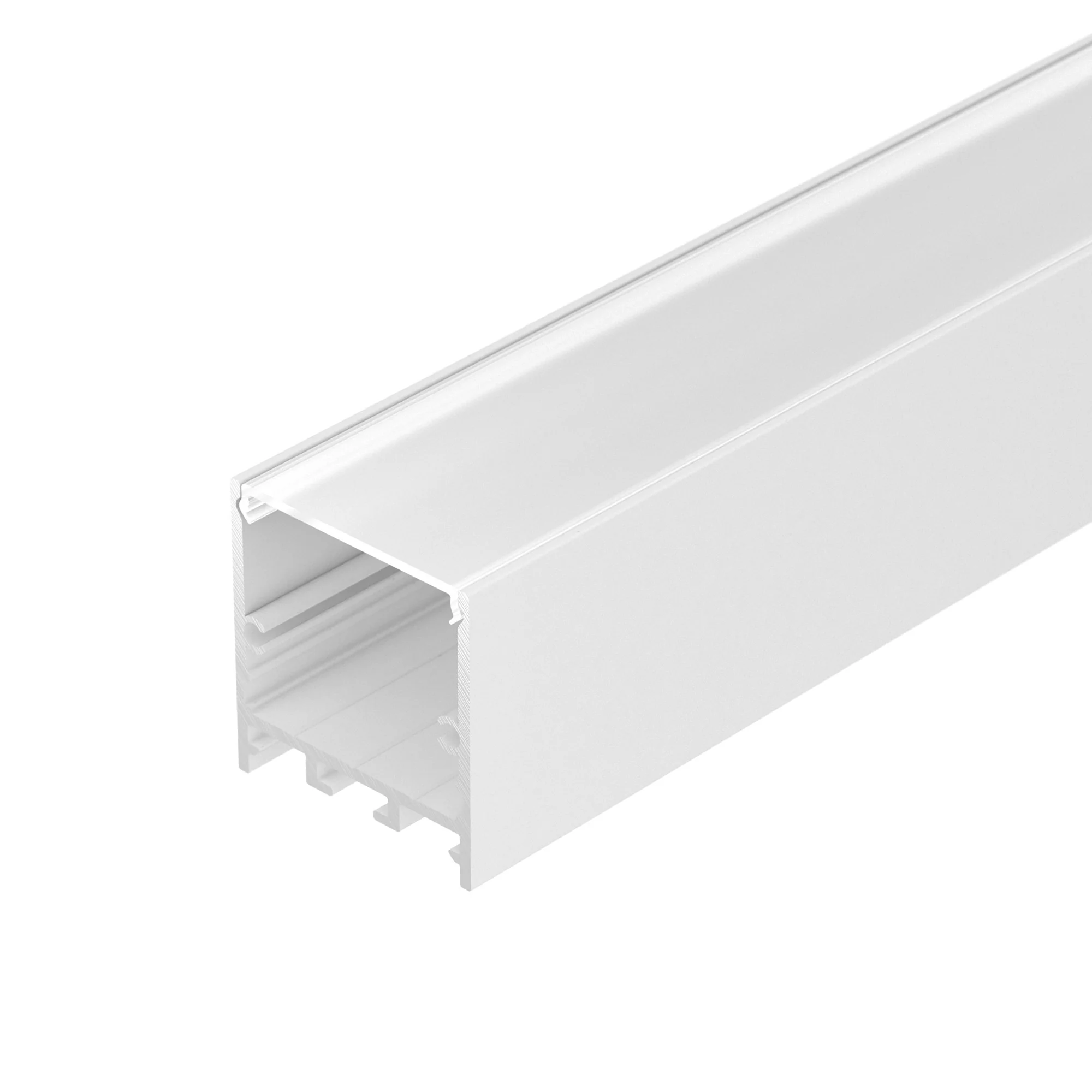 Профиль SL-LINE-3638-LW-3000 WHITE 043975 - Алюминиевый профиль для светодиодных лент и линеек. Цвет - белый (порошковая окраска RAL9003). Габаритные размеры (LхWхH): 3000x36x38 мм. Ширина площадки для ленты 31 мм. Экраны, заглушки и другие аксессуары при