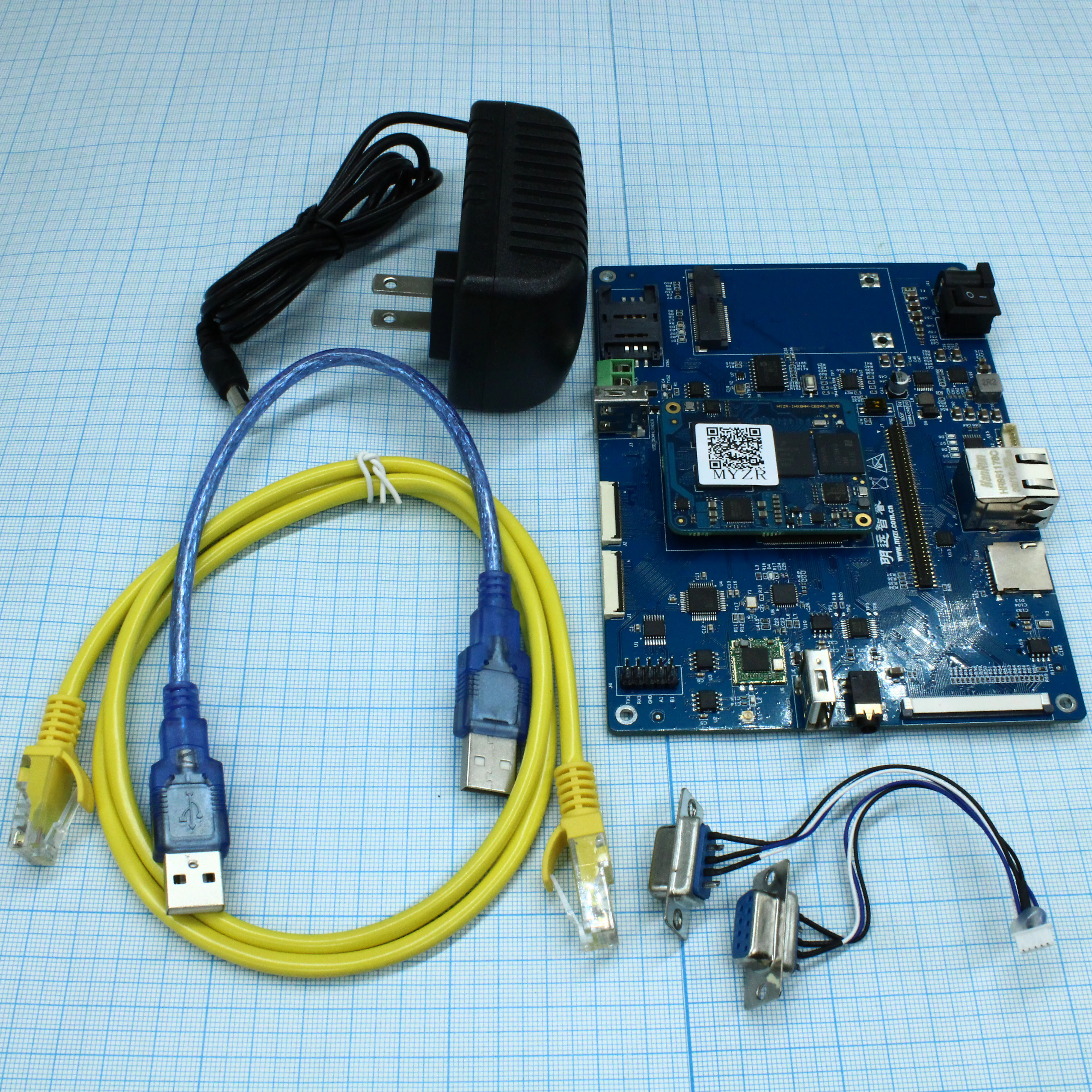 MYZR-IMX8Mmini-EK240-8MM6DVT-2G-8G - Отладочный комплект для I.MX8M mini модуля