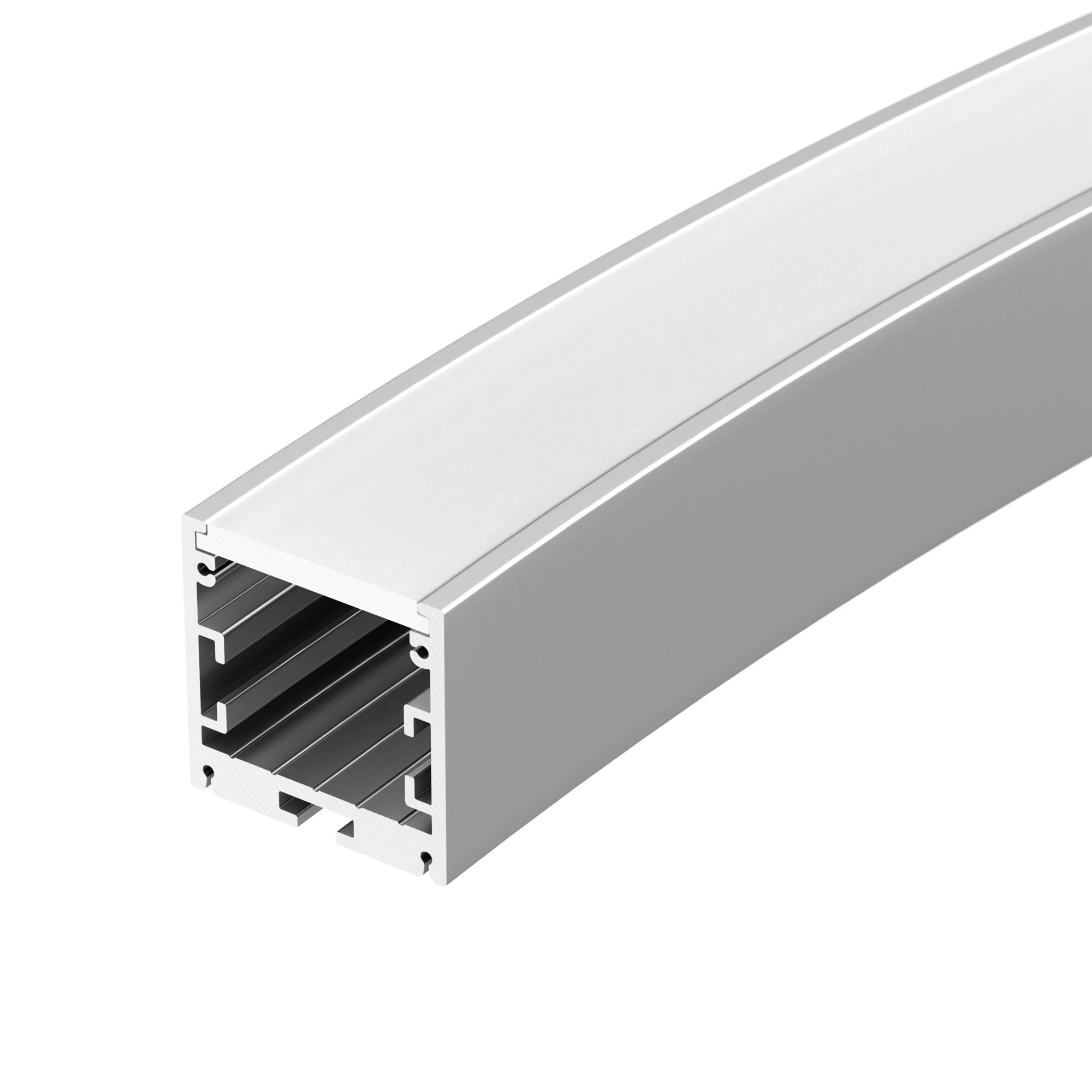Профиль SL-ARC-3535-D1500-A90 SILVER (1180мм, дуга 1 из 4) 025477 - Алюминиевый профиль для составления круга диаметром 1500мм, для радиусной светодиодной линейки, с выводом свечения вниз, длина ? от круга 1500мм. внутренний диаметр круга 1465мм, внешний 