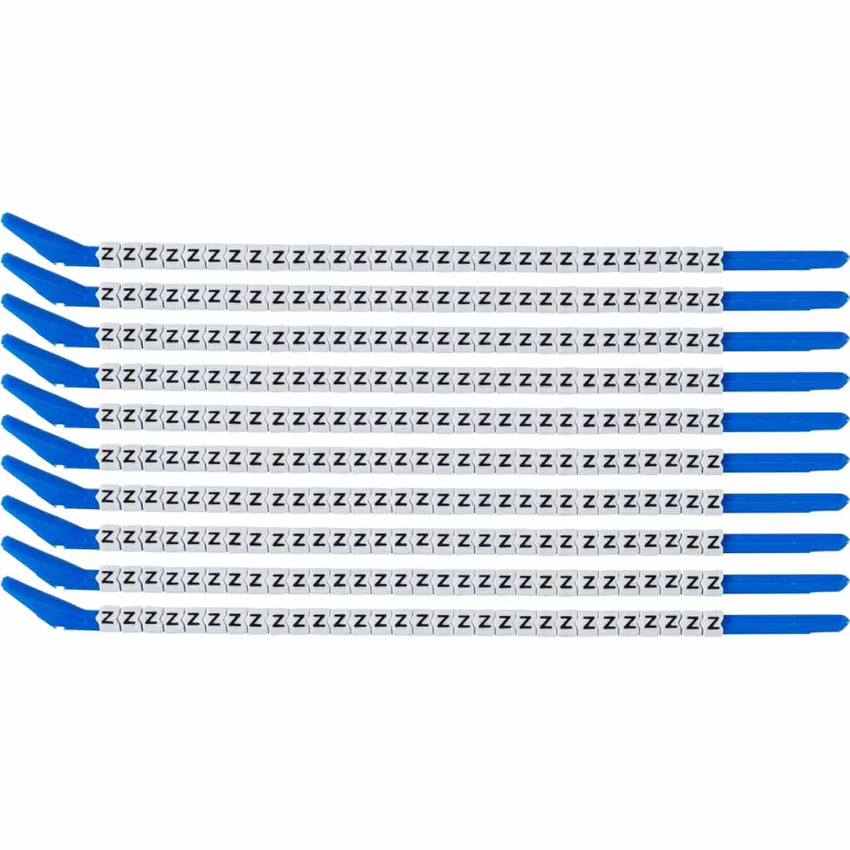 brd133235 - SCN-13-Z клипсы белые, 300шт/упак, для провода 3,4-3,8мм диаметра, легенда Z