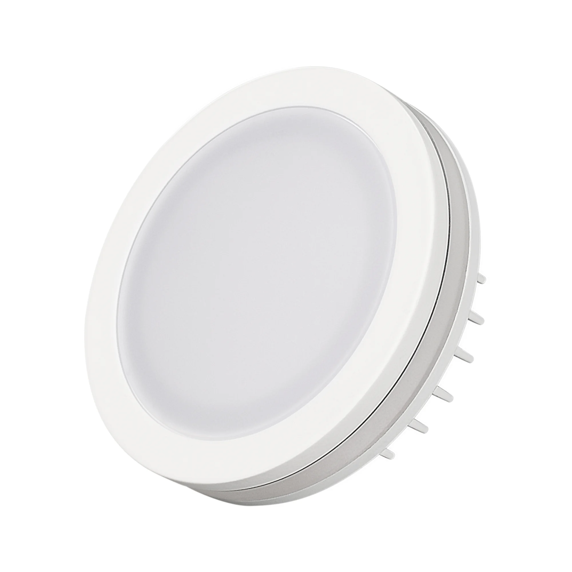 Светодиодная панель LTD-85SOL-5W Warm White 017988 - Круглый светильник с контурным свечением. Корпус IP44 белый + вставка поликарбонат PC. Цвет БЕЛЫЙ ТЁПЛЫЙ 3000К, св.поток 400 лм, угол 120°+180°. Питание 180-240VAC (драйвер в к-те 300mA 11-25V), мощност