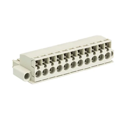 Розетка Wiecon 8213 BFK / 11 TOP K F OB - Розеточный разъем, угловой, на кабель, с монтажными фланцами, шаг 5,08 мм, 11 полюсов, номинальное сечение: 2,5 мм кв., пружинная фиксация провода, 400V, 12А, без маркировки, цвет: серый, серия 8213 BFK F