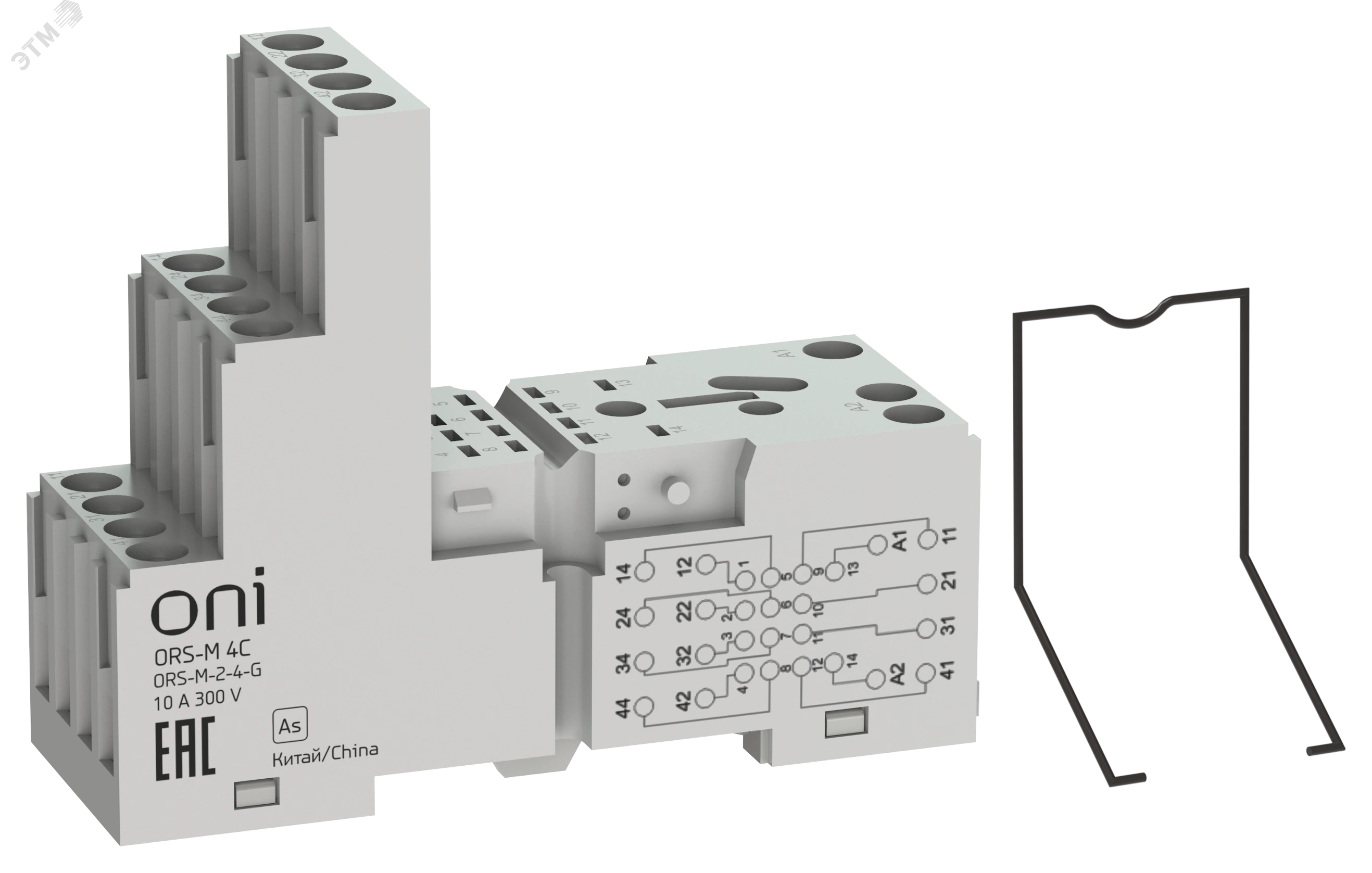 Розетка тр-хъярусная ORS-M для реле ORM 4C ORS-M-2-4-G