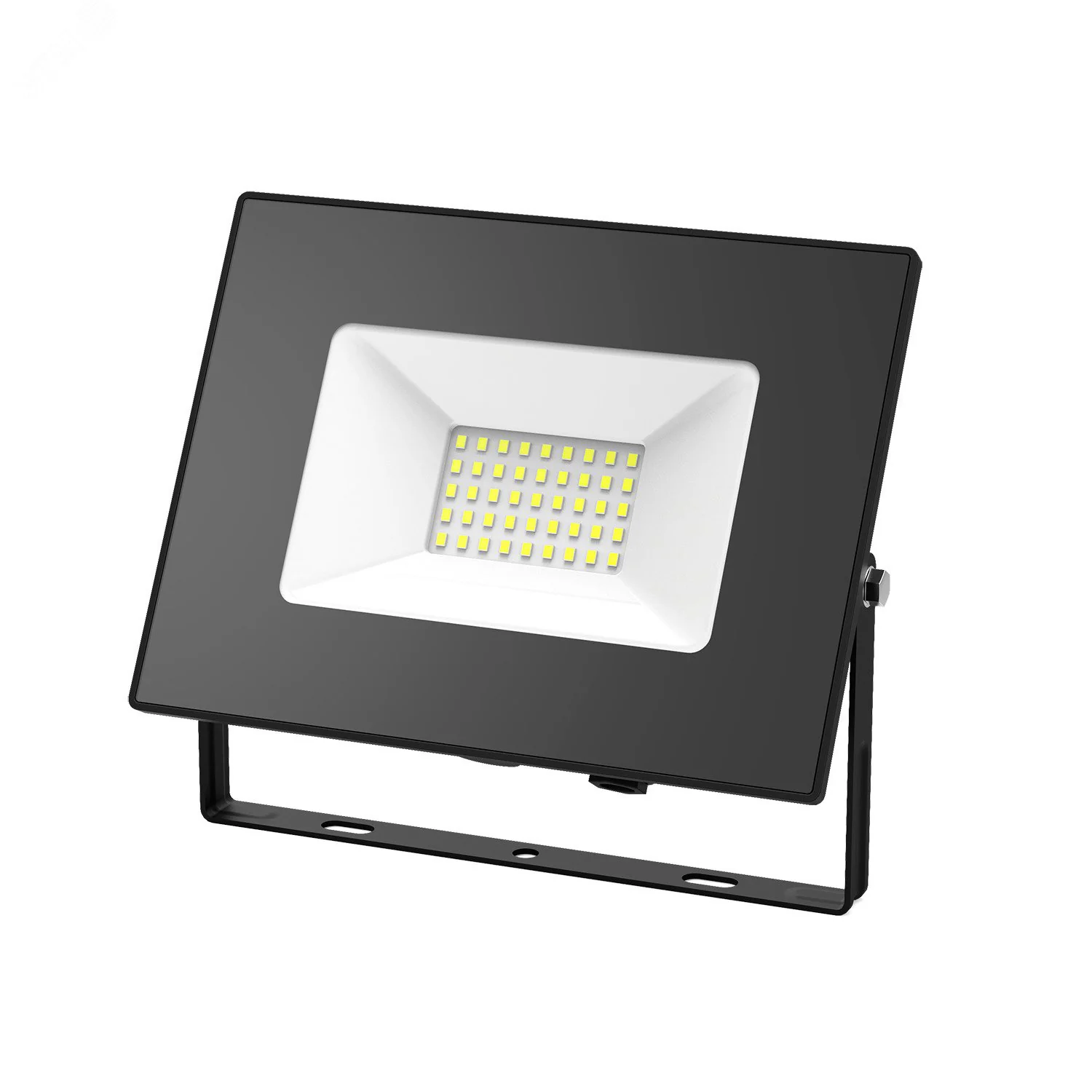 Прожектор светодиодный Elementary 70W 7175lm IP65 4000К черный 1/10 613100270