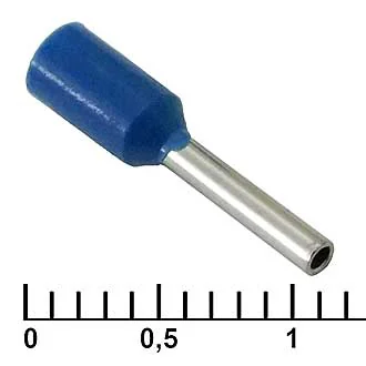 DN00708 BLUE (1.2X8MM) - Наконечник на кабель DN00708, синий, 1.2x8 мм