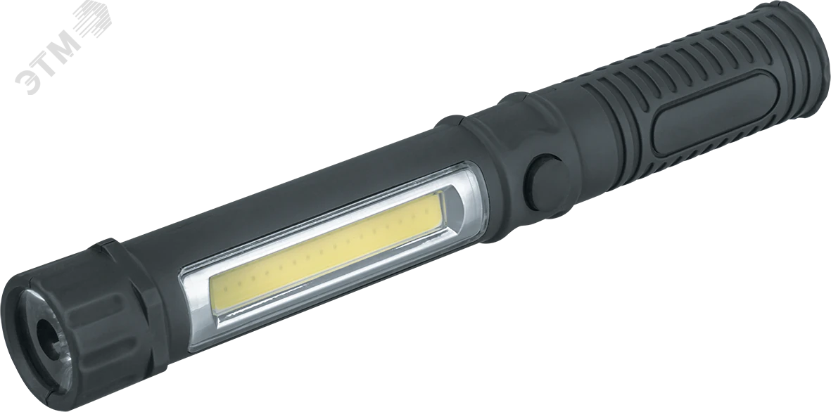 Фонарь светодиодный NPT-W05-3AAA 1Вт LED+1Вт COB LED пластик 21410