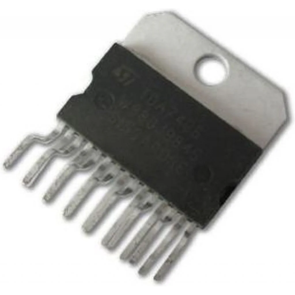TDA7495 - УНЧ 2x11Вт (28В/8 Ом), pег. гpомкости