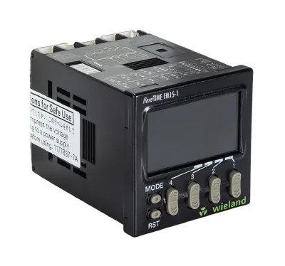 Реле времени flare TIME FM15-1 (230V) - Цифровое многофункциональное многодиапазонное реле времени, входное напряжение: 85...264 V AC/DC, 15 временных функций, настраиваемый интервал времени: 0.1 с … 1200 ч, 1 переключающий контакт, коммутируемый ток: 5А,