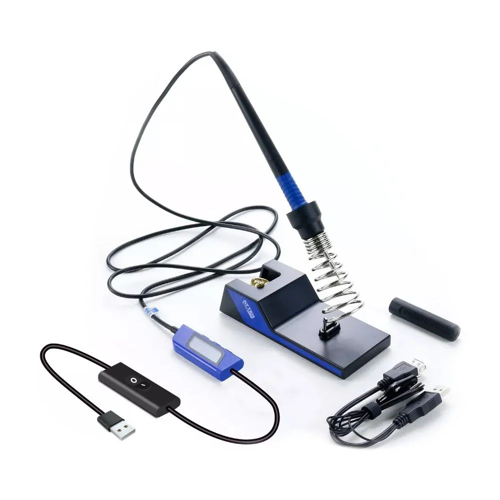 GT 2010+ - Паяльная станция 10Вт, питание от USB, цифровая регулировка температуры 150°С - 480°С, тип жала T10-0.5I
