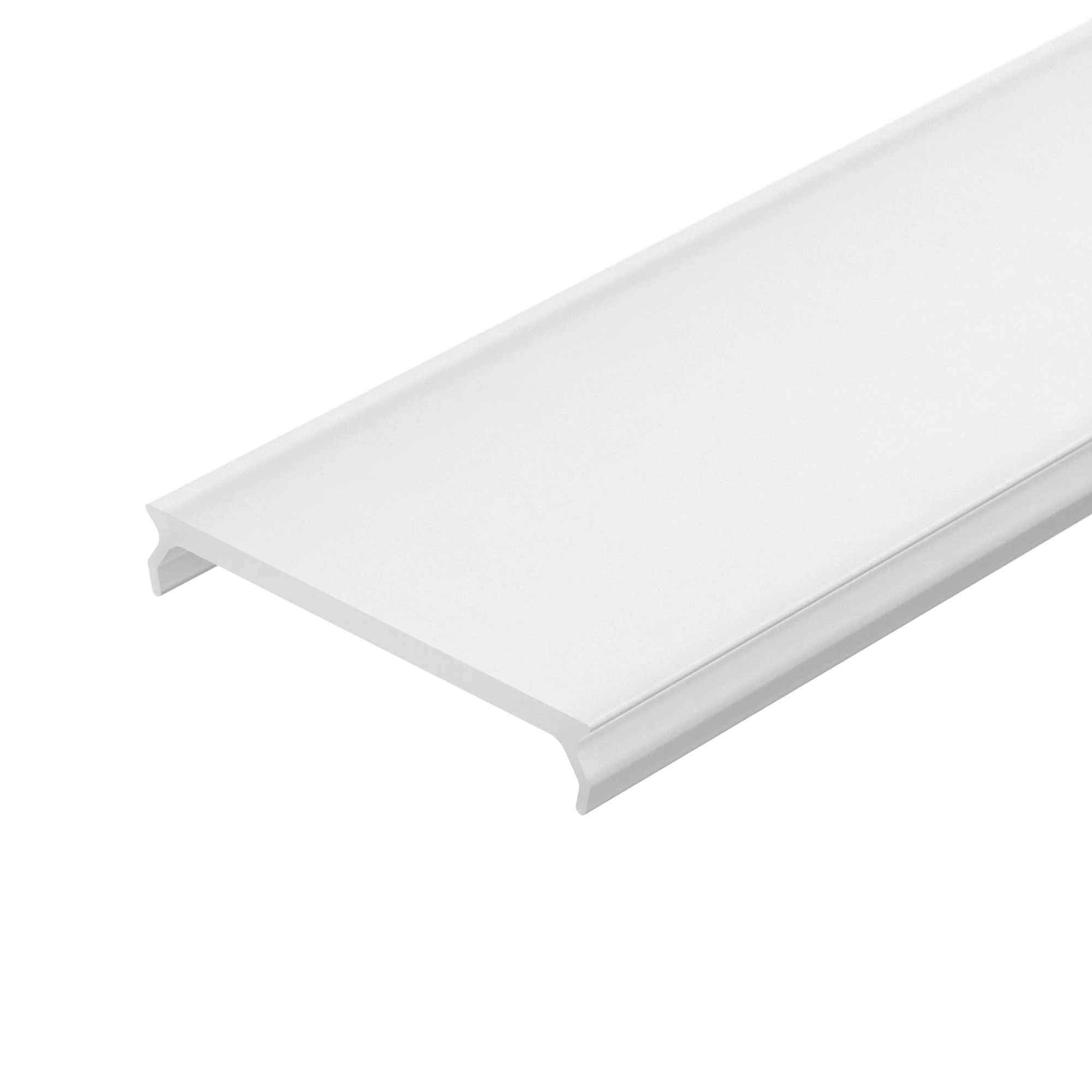 Экран MAT-L-3000 для профиля PLS-LOCK 033815 - -L- Матовый фигурный экран класса ЭКСТРА для профилей PLS-LOCK. Материал PC (поликарбонат), светопропускание до 70%. Увеличенная толщина экрана хорошо "размывает" точки светодиодов. Сплошная линия света при и