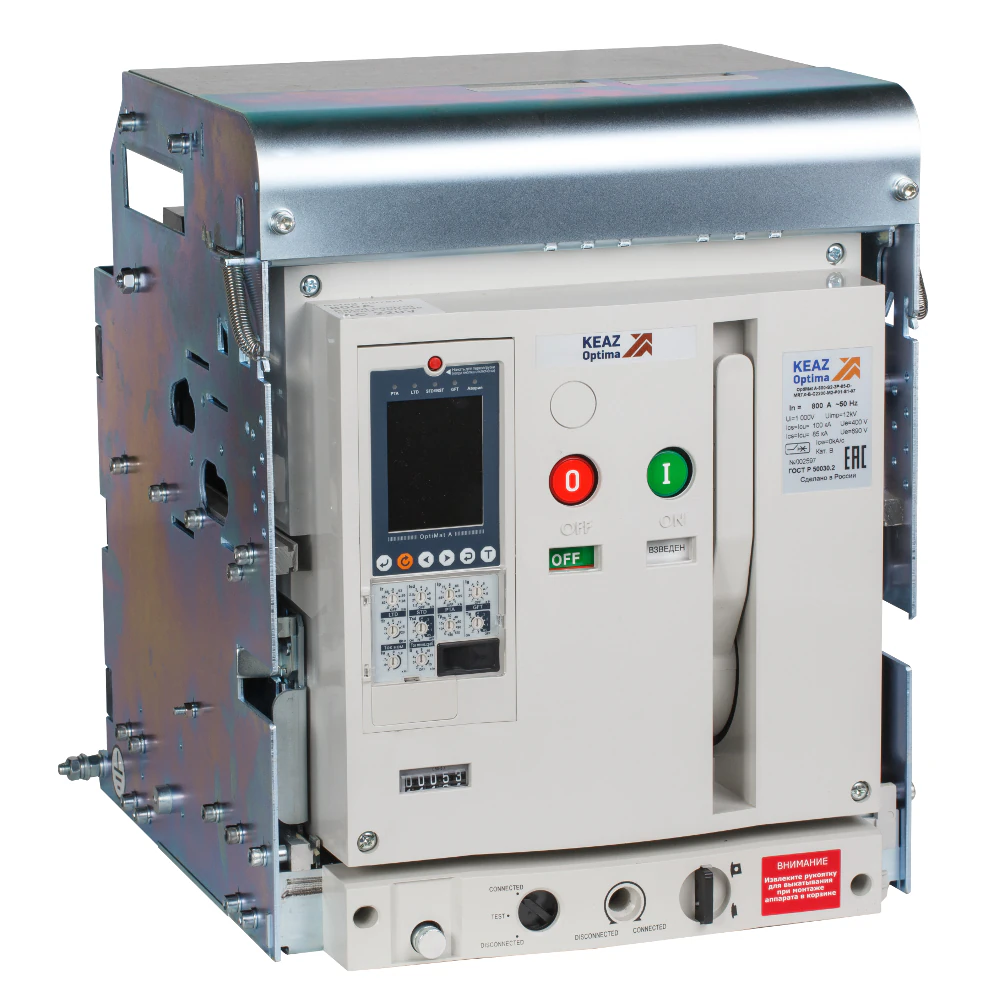 Выключатель автоматический OptiMat A-2500-S4-3P-100-D-MR8.0-BH-C2200-M2-P01-S1-06