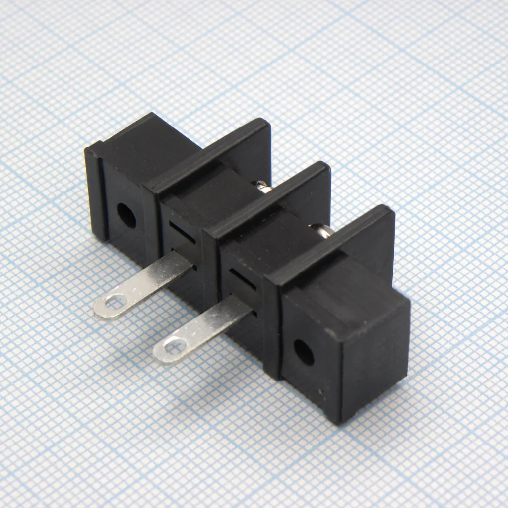 DG55H-A-02P-13-00A(H) - Барьерный клеммный блок 2 контакта. Серия DG55H-A
