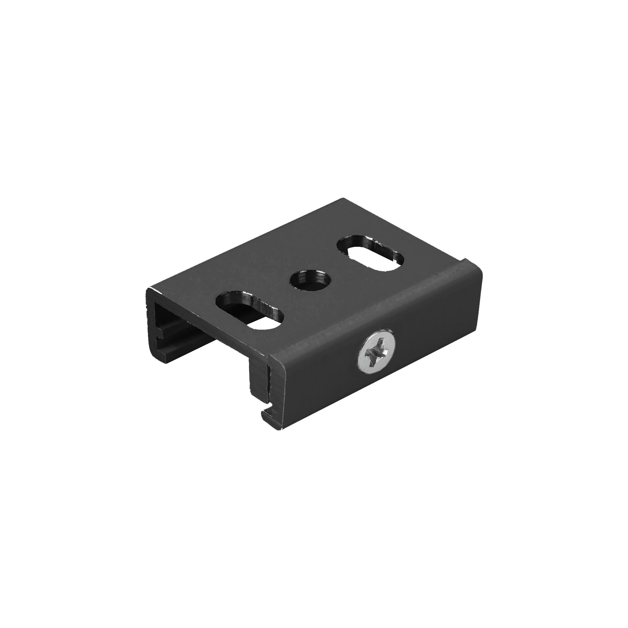 Крепление LGD-4TR-BRACKET-BK (D) 031258 - Крепление для накладного монтажа для трехфазных треков 4TR. Цвет черный. При использовании с треками и аксессуарами другой серии возможно отличие по цвету. Совместимо только с шинопроводом серии D3P.