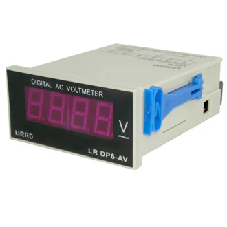 DP-6  2. 20. 200. 600V AC - Цифровой LED вольтметр AC 2/20/200/600В ±0,5%, 40-200Гц 220В красный