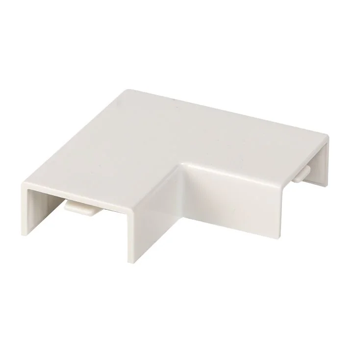 Поворот 90 гр. (20х10) (4 шт) белый EKF-Plast